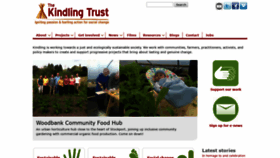 What Kindling.org.uk website looked like in 2019 (5 years ago)