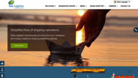 What Kalelogistics.in website looked like in 2019 (5 years ago)
