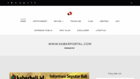What Kabarportal.com website looked like in 2019 (5 years ago)