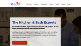 What Kitchenandbathmarketing.com website looked like in 2019 (5 years ago)