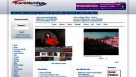 What Koreabridge.net website looked like in 2019 (5 years ago)