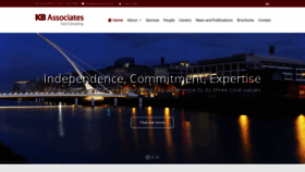 What Kbassociates.ie website looked like in 2019 (5 years ago)
