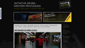 What Kirchen-privilegien.at website looked like in 2019 (5 years ago)