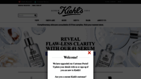 What Kiehls.in website looked like in 2019 (5 years ago)