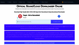 What Klickaud.com website looked like in 2019 (7 years ago)