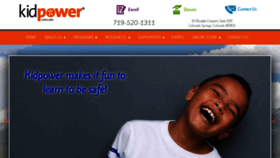 What Kidpowercs.org website looked like in 2019 (5 years ago)