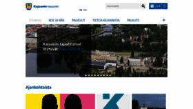 What Kajaani.fi website looked like in 2019 (5 years ago)