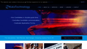 What Kalatechnology.com website looked like in 2019 (4 years ago)