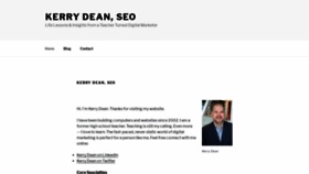 What Kerrydean.com website looked like in 2019 (5 years ago)