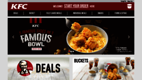 What Kfc.ph website looked like in 2019 (5 years ago)