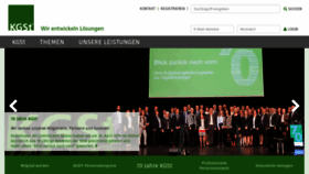 What Kgst.de website looked like in 2019 (6 years ago)
