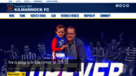 What Kilmarnockfc.co.uk website looked like in 2019 (5 years ago)