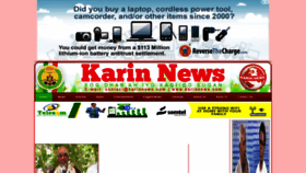 What Karinnews.net website looked like in 2019 (4 years ago)