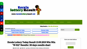 What Kerala-lotteries.blogspot.com website looked like in 2019 (4 years ago)