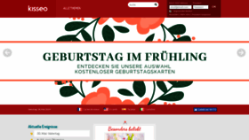 What Kisseo.de website looked like in 2019 (4 years ago)