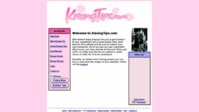 What Kissingtips.com website looked like in 2019 (4 years ago)