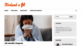 What Krasnaafit.cz website looked like in 2019 (4 years ago)