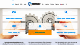 What Kooperace.cz website looked like in 2019 (4 years ago)