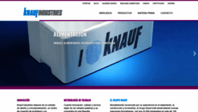 What Knauf-industries.es website looked like in 2019 (4 years ago)