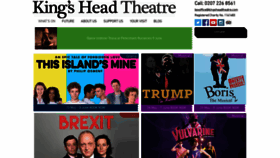 What Kingsheadtheatre.com website looked like in 2019 (4 years ago)