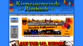 What Kirmesgemeinde-rimbach.de website looked like in 2019 (4 years ago)