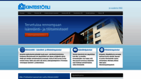 What Kiinteistotili.fi website looked like in 2019 (4 years ago)