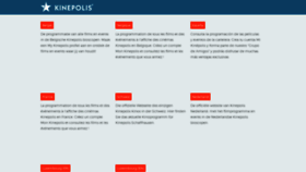 What Kinepolis.lu website looked like in 2019 (4 years ago)