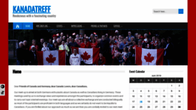 What Kanadatreff.com website looked like in 2019 (4 years ago)