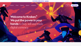 What Kraken.com website looked like in 2019 (4 years ago)