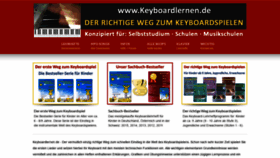 What Keyboardlernen.de website looked like in 2019 (4 years ago)