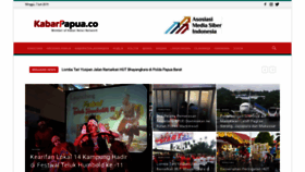 What Kabarpapua.co website looked like in 2019 (4 years ago)