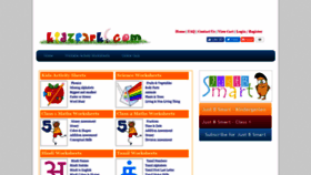 What Kidzpark.com website looked like in 2019 (4 years ago)
