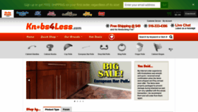 What Knobs4less.com website looked like in 2019 (4 years ago)