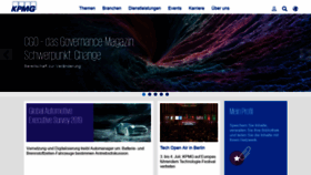 What Kpmg.de website looked like in 2019 (4 years ago)