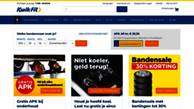 What Kwik-fit.nl website looked like in 2019 (4 years ago)