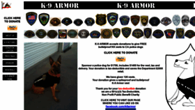 What K-9armor.com website looked like in 2019 (4 years ago)