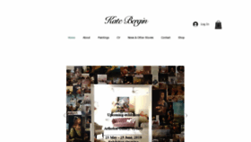What Kateberginartist.com website looked like in 2019 (4 years ago)