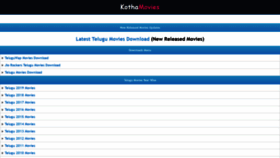 What Kothamovies.com website looked like in 2019 (5 years ago)