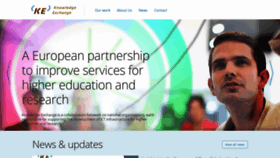What Knowledge-exchange.info website looked like in 2019 (5 years ago)