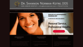 What Kotreannarbordentist.com website looked like in 2019 (4 years ago)