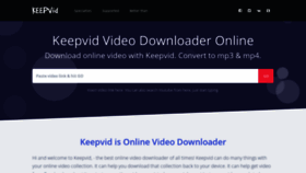 What Keepv.id website looked like in 2019 (4 years ago)
