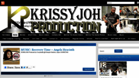 What Krissyjohproduction.com website looked like in 2019 (4 years ago)