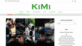 What Kimi.wiki website looked like in 2019 (4 years ago)