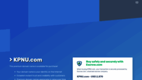 What Kpnu.com website looked like in 2019 (4 years ago)