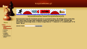 What Krzyzowkowo.pl website looked like in 2019 (5 years ago)