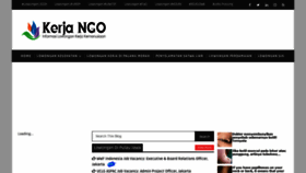 What Kerja-ngo.com website looked like in 2019 (4 years ago)
