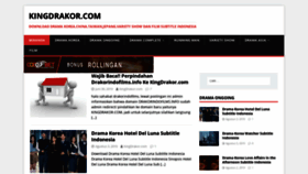 What Kingdrakor.com website looked like in 2019 (4 years ago)