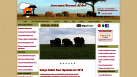 What Kenyasafarisholiday.com website looked like in 2019 (4 years ago)