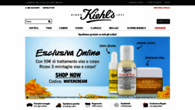 What Kiehls.it website looked like in 2019 (4 years ago)