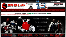 What Kungfu4less.com website looked like in 2019 (4 years ago)